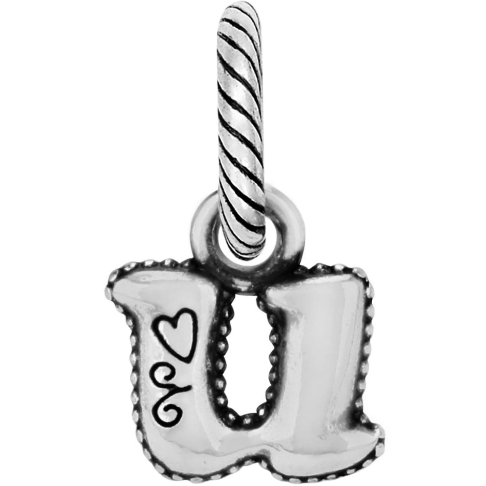 Brighton Silver "ALPHABET" Lower Case Letter "u" Charm! Retired!